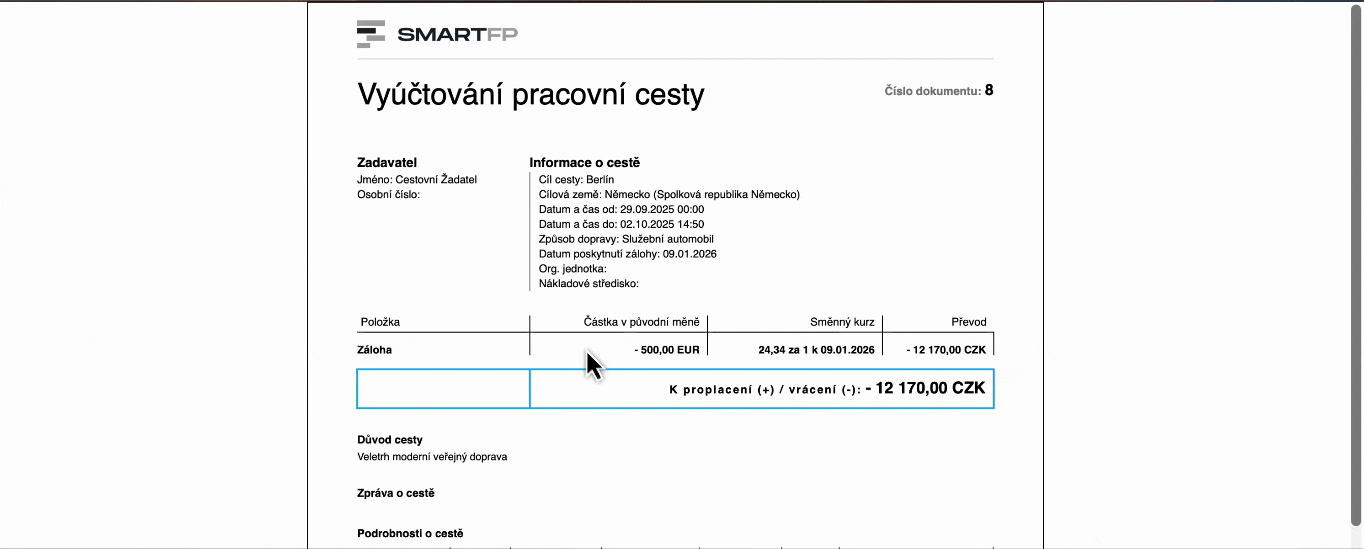 Aktuální sazby ČNB